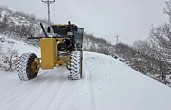Elazığ'da kar çalışmaları sürüyor: 96 köy yolu açıldı
