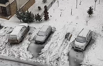 Elazığ'da kar geri döndü: Yağış aralıklarla sürüyor