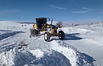 Elazığ'da kar yağışı: 182 köy yolu ulaşıma kapandı
