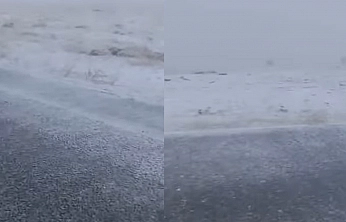 Elazığ'da kar yağışı etkili oldu