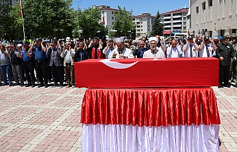 Elazığ'da Kıbrıs Gazisi Acar son yolculuğuna uğurlandı