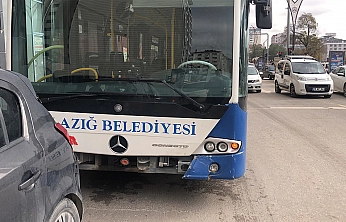 Elazığ'da korkutan kaza!