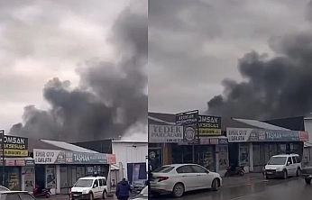 Elazığ'da korkutan yangın!