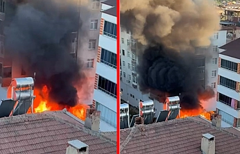 Elazığ'da korkutan yangın