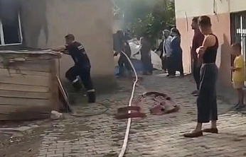 Elazığ'da korkutan yangın