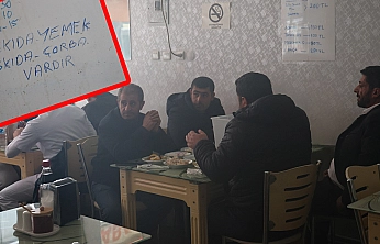 Elazığ'da lokantacıdan gönül sofrası