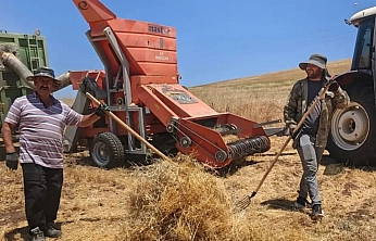 Elazığ'da mercimek hasadında teknik kontrol