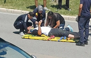 Elazığ'da motosiklet kazası!