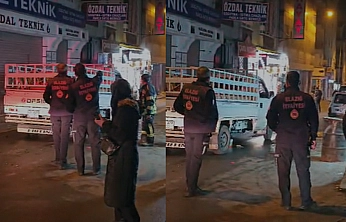 Elazığ'da motosikletin çarptığı pikapın yakıt deposu patladı