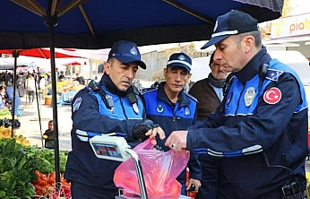 Elazığ'da pazar alanlarına zabıta denetimi