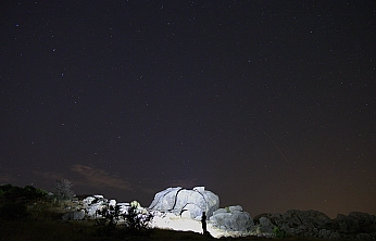 Elazığ'da Perseid meteor yağmuru yoğun ilgi gördü