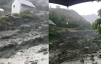 Elazığ'da sağanak sonrası sel