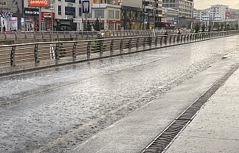 Elazığ'da sağanak yağış etkili oldu