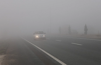 Elazığ'da sis etkisini artırdı: Görüş azaldı