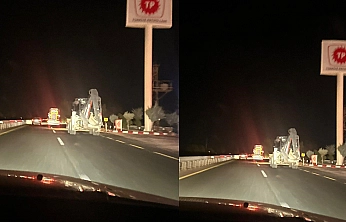 Elazığ'da stop ışıkları olmayan kepçe kazaya davetiye çıkardı