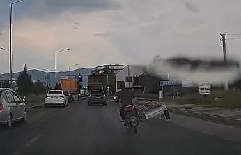 Elazığ'da tehlikeli yolculuk!