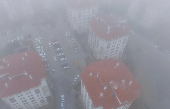 Elazığ'da yoğun sis etkili oldu