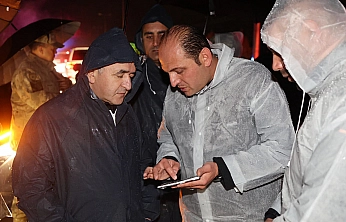 Elazığ'da yoğun yağış: 30 noktada su baskını