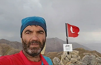 Elazığ'da zirveye tek başına ulaştı