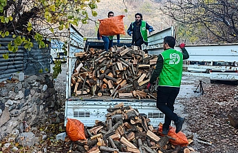 Elazığ İHH'dan 300 aileye yakacak yardımı