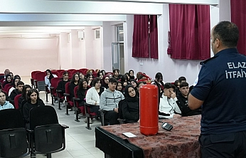 Elazığ İtfaiyesi, 2025 yılında 57.568 vatandaşa yönelik eğitim verdi