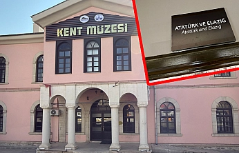 Elazığ Kent Müzesi'nde 'Atatürk ve Elazığ' odası ilgi görüyor
