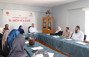 Elazığ Müftülüğünde aile ve manevi rehberlik çalışmaları masaya yatırıldı