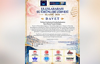 Elazığ, Uluslararası Su Ürünleri Zirvesi'ne ev sahipliği yapmaya hazırlanıyor