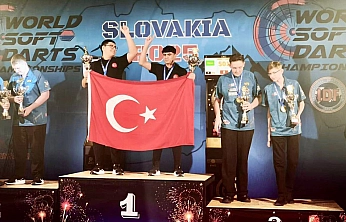 Elazığlı sporcular Dünya Dart Şampiyonası'nda tarihi başarı elde etti
