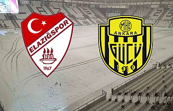 Elazığspor – MKE Ankaragücü maçı 1 saat ertelendi