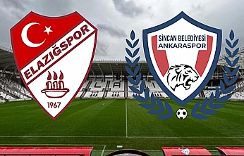 Elazığspor – Ankaraspor maçı canlı anlatım
