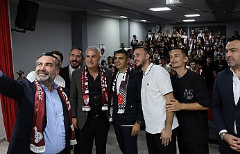 Elazığspor'dan öğrencilere anlamlı ziyaret: Hedef şampiyonluk!