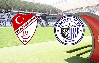 Elazığspor - Erciyes 38 FK maçı canlı anlatım