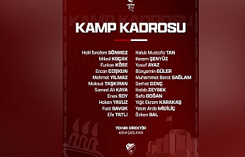 Elazığspor kamp kadrosunu açıkladı