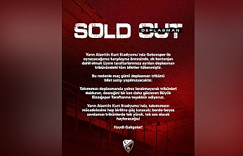 Elazığspor taraftarı deplasman tribününü doldurdu: Biletler tükendi