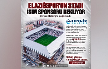 Elazığspor taraftarından Cengiz Holding'e stadyum isim sponsorluğu çağrısı