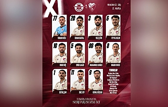 Elazığspor'un Adana Demirspor maçı ilk 11'i belli oldu