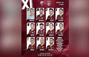 Elazığspor'un Aliağa FK maçı İlk 11'i belli oldu
