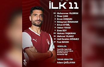 Elazığspor'un ilk 11'i belli oldu