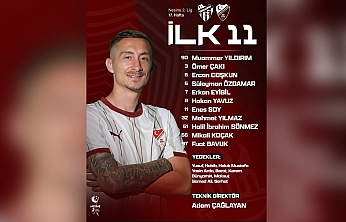 Elazığspor'un ilk 11'i belli oldu
