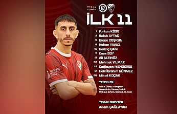 Elazığspor'un İlk 11'i belli oldu