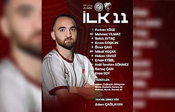 Elazığspor'un İlk 11'i Belli Oldu