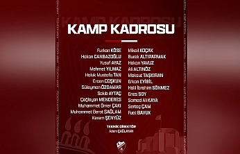 Elazığspor'un kamp kadrosu açıklandı