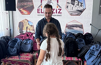Elazizder'den öğrencilere kırtasiye desteği