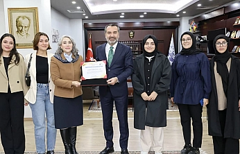Fırat Üniversitesi Fizik Bölümü'nden Başkan Şerifoğulları'na ziyaret