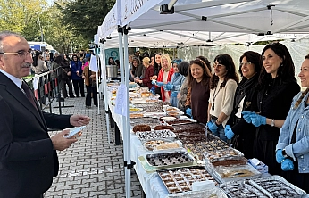 Fırat üniversitesi öğrenci destek birimi tarafından hayır kermesi düzenlendi