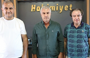 Gazeteci Azbay ve Kamaç'tan Başkan Toprak'a ziyaret