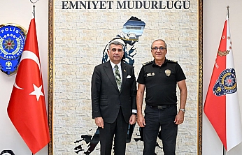Gürsel Erol, Manisa İl Emniyet Müdürü Karayel'i ziyaret etti