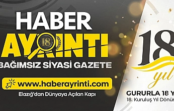Haber Ayrıntı 18 yaşında