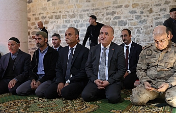 Harput Kalesi'ndeki 940 yıllık Fetih Mescidi ibadete açıldı